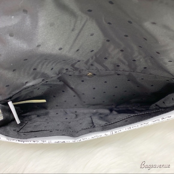 Kate spade newspapers glitzy ritzy clutch grey - Picture 6 of 8